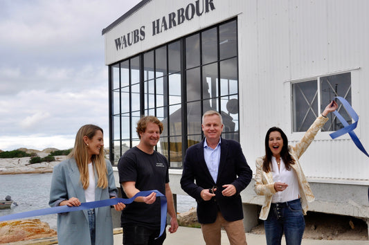 Waubs Harbour Distillery Official Opening: Tasmanian Premier Jeremy Rockliff and Jane Howlett officially opened our Distillery