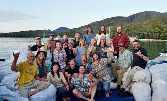 Team Clean Tas' West Coast Cleanup: An incredible 50,167 pieces of rubbish collected from Tassie's remote beaches!